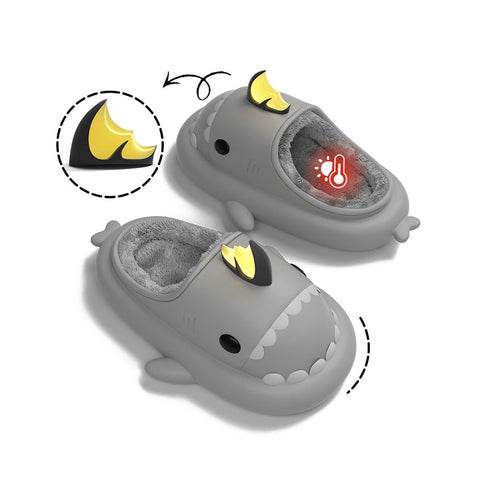 Sharkicks Basic - Hiver, Chaussons Requins Dragon Koi, Talon Ouvert